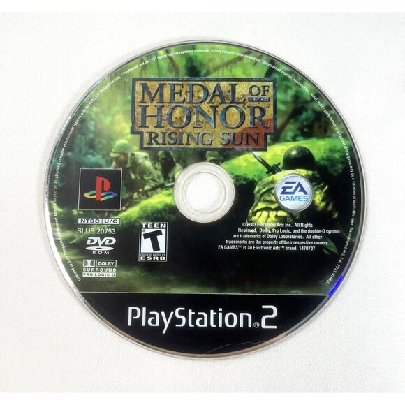 Medal of Honor Rising Sun Sony PlayStation 2 PS2 Disc Only Tested - Picture 2 of 9